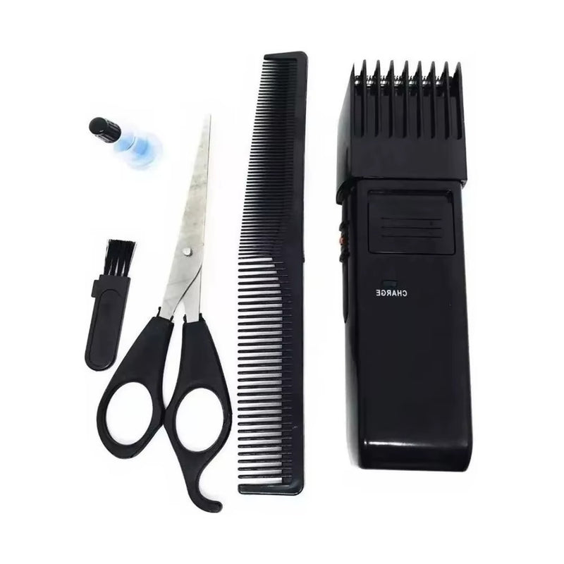 Máquina de Cortar Cabelo Barbear Fazer Pezinho Cor Preto 110v