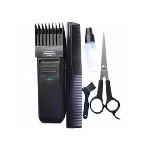 Máquina de Cortar Cabelo Barbear Fazer Pezinho Cor Preto 110v