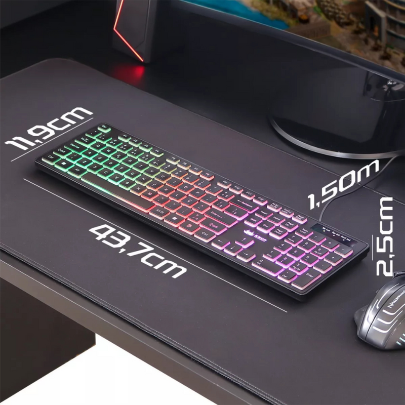 TECLADO KNUP GAMER KP-2060 LED