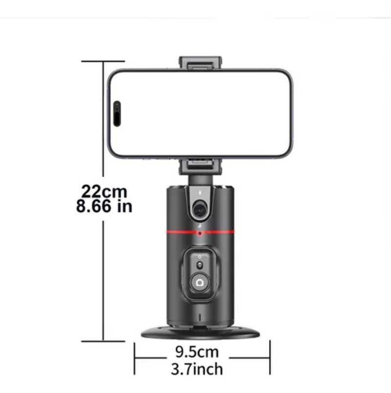 Gimbal Suporte Celular 360º Reconhecimento Facial Tiktok