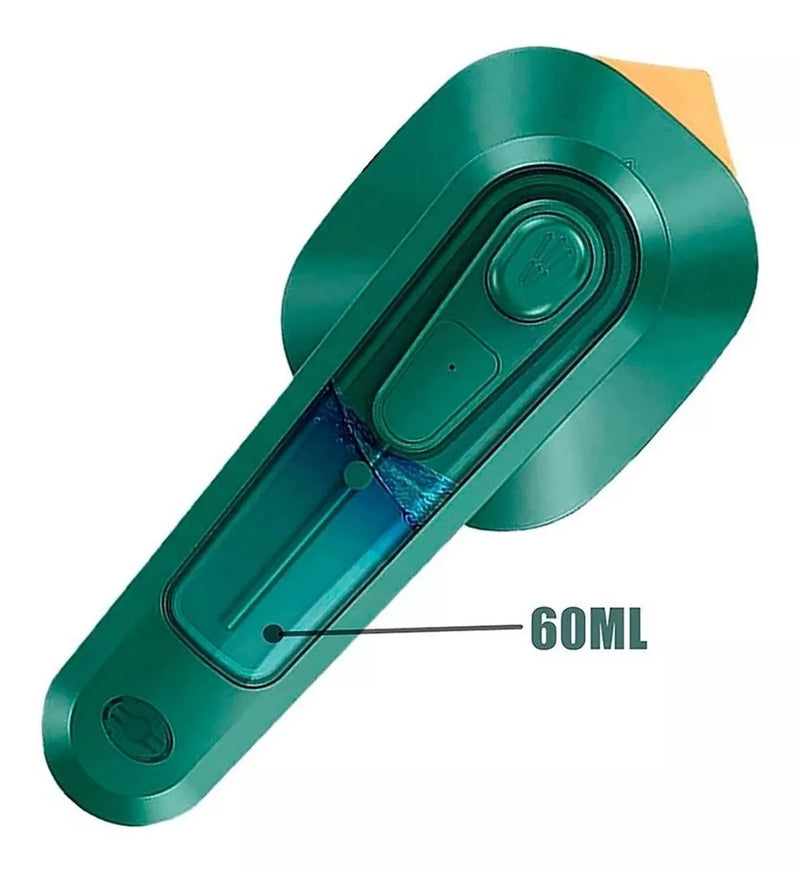 Mini Ferro De Passar Roupa Portátil Bivolt Cor Verde 110V/220V