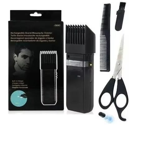 Máquina de Cortar Cabelo Barbear Fazer Pezinho Cor Preto 110v